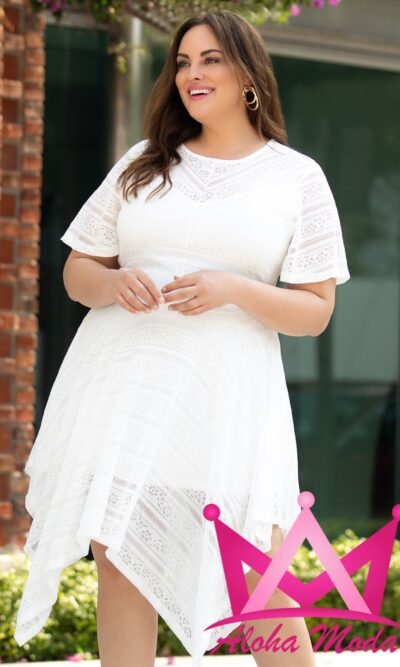 Vestido blanco de encaje