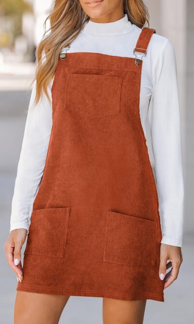 Overol mini color marron