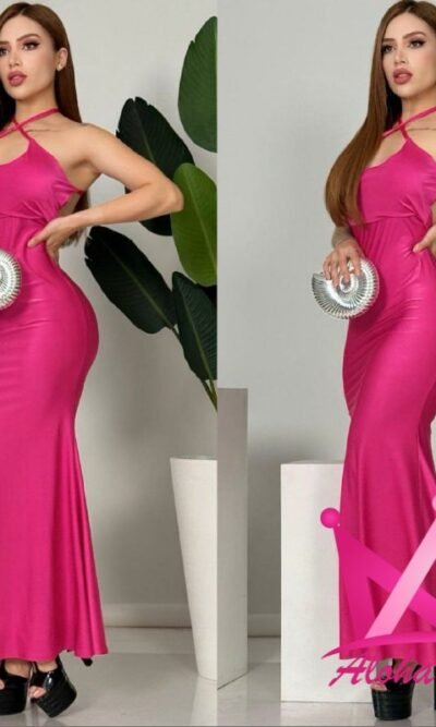 Vestido Largo Satinado