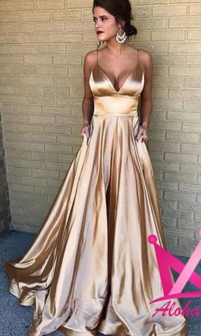 Vestido Maxi metalizado