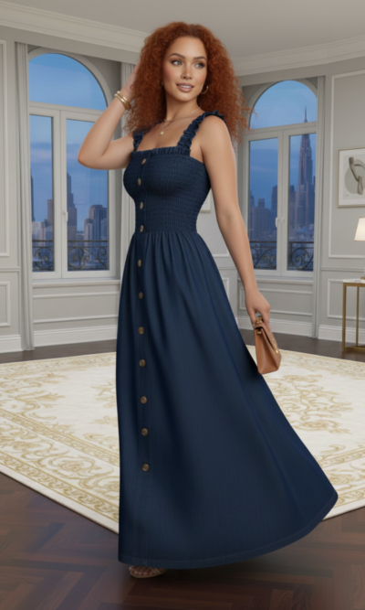 Vestido Largo de Mezclilla