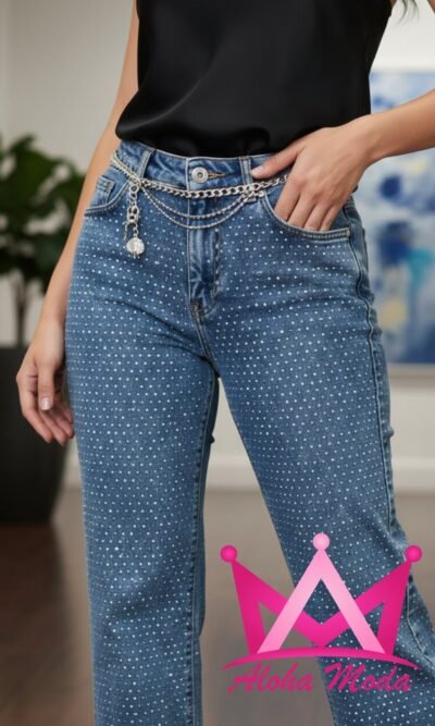 Pantalón de mezclilla con estilo moderno