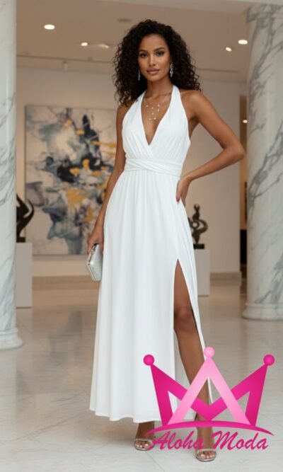 Vestido elegante blanco