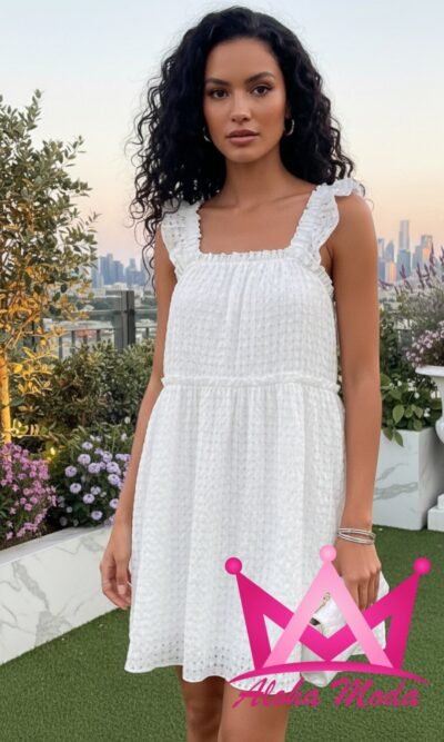Vestido blanco de verano