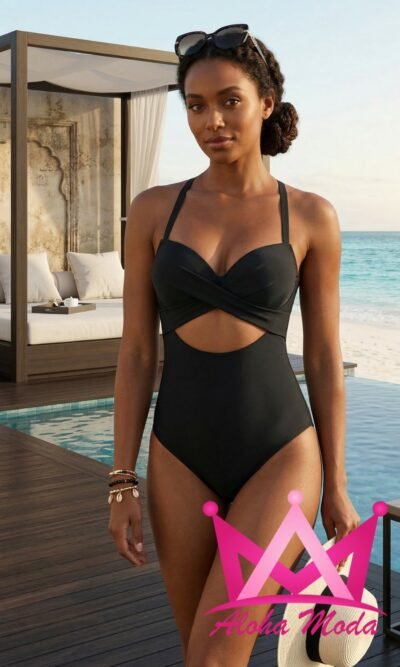 Traje de baño 1 pza negro