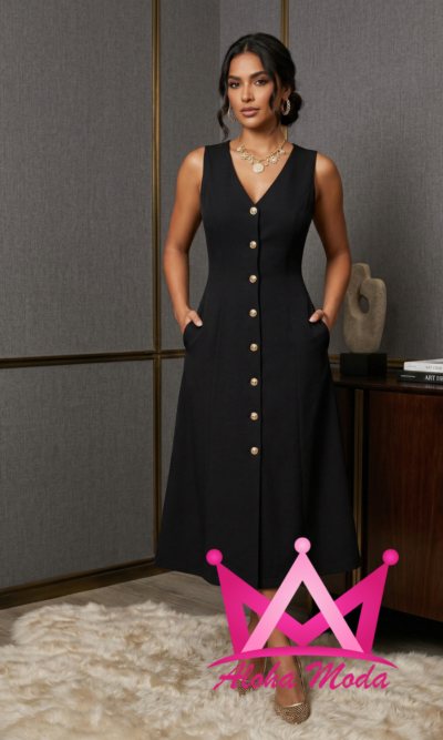 Vestido Midi Elegante